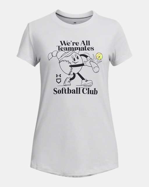Girls' UA Softball Club Short Sleeve